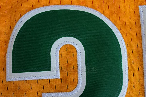 Camiseta Historic Seattle SuperSonics Kevin Durant #35 Amarillo